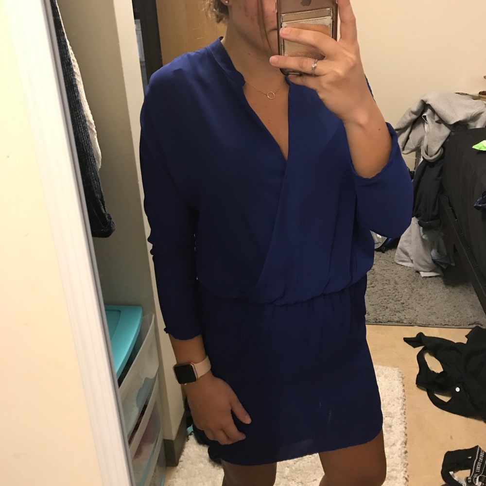Royal blue dress